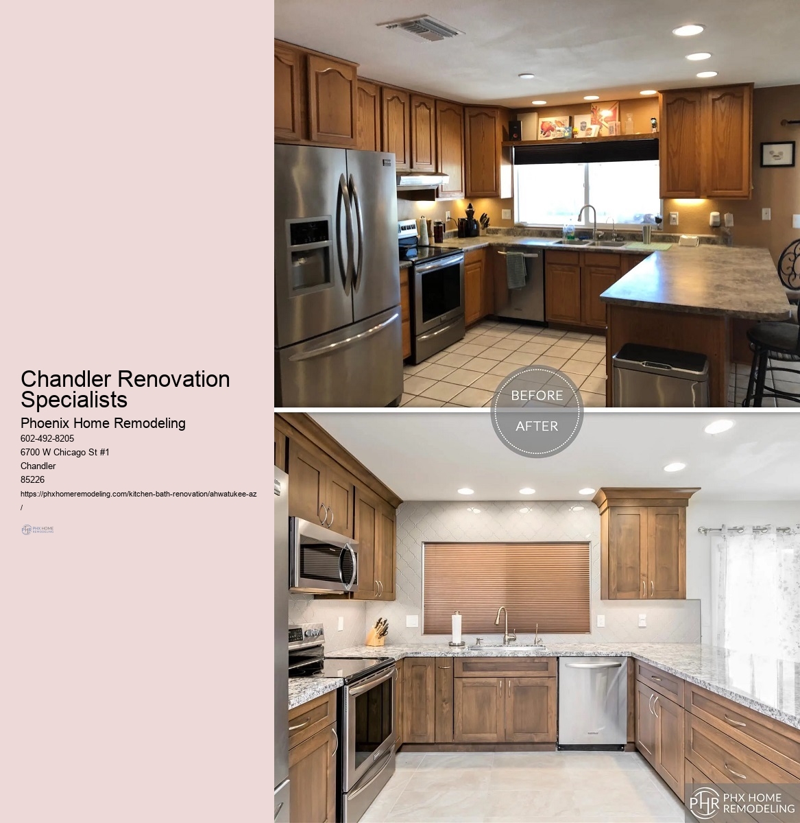 Custom Kitchen and Bath Transformation Consultation and Design Design Chandler